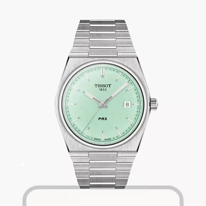 Tissot PRX Swiss Quartz Mint Green Dial Men's Watch- T137.410.11.091.01